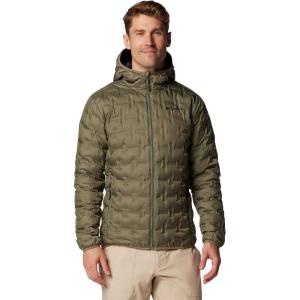 Columbia mens Delta Ridge II Down Hooded Jacket(Stone Green)