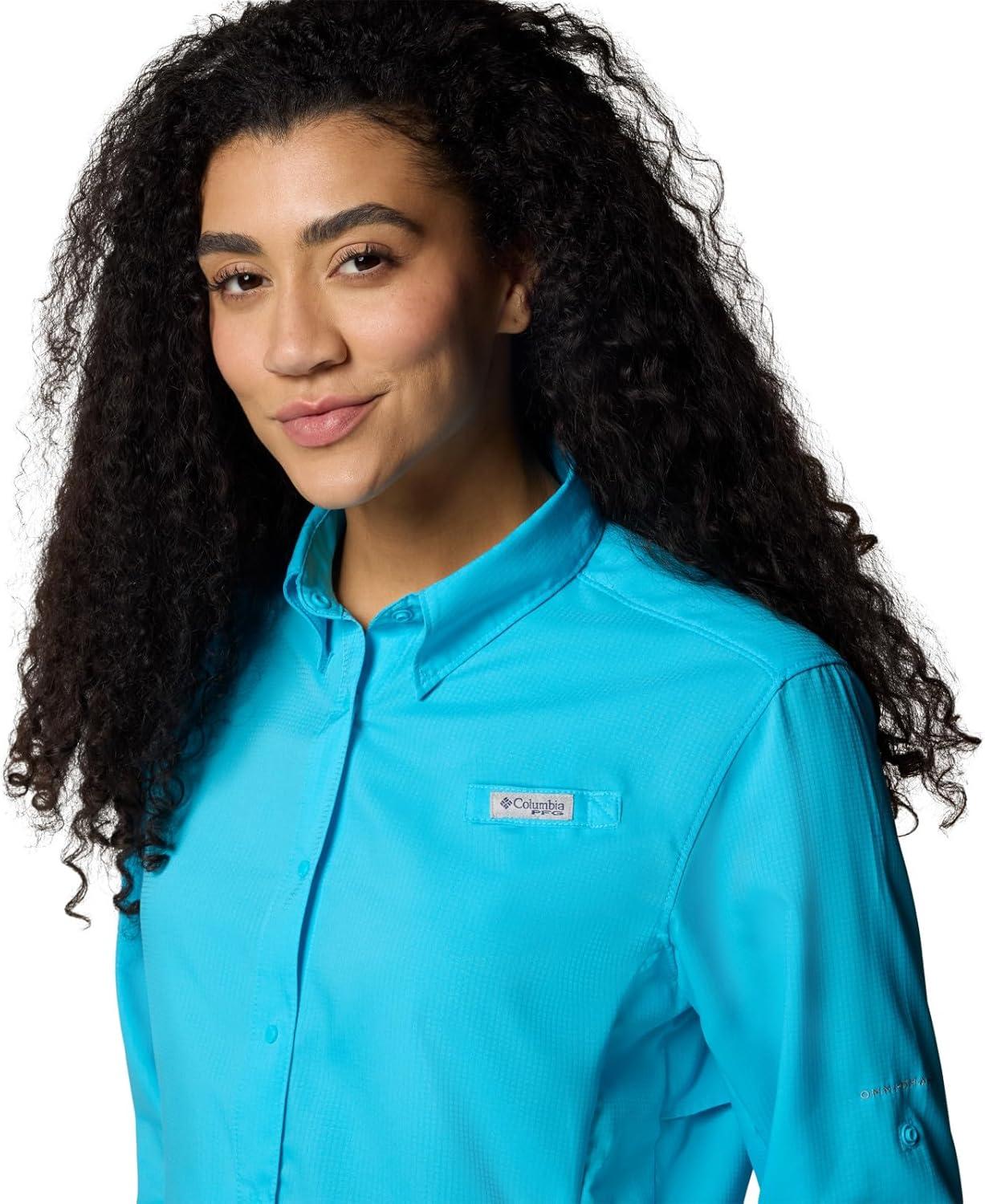 imageColumbia Sportswear Womens PlusSize Tamiami II Long Sleeve ShirtAtoll