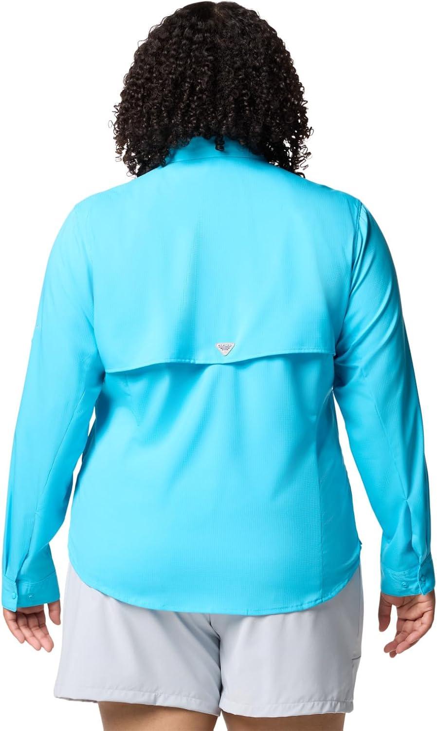 imageColumbia Sportswear Womens PlusSize Tamiami II Long Sleeve ShirtAtoll
