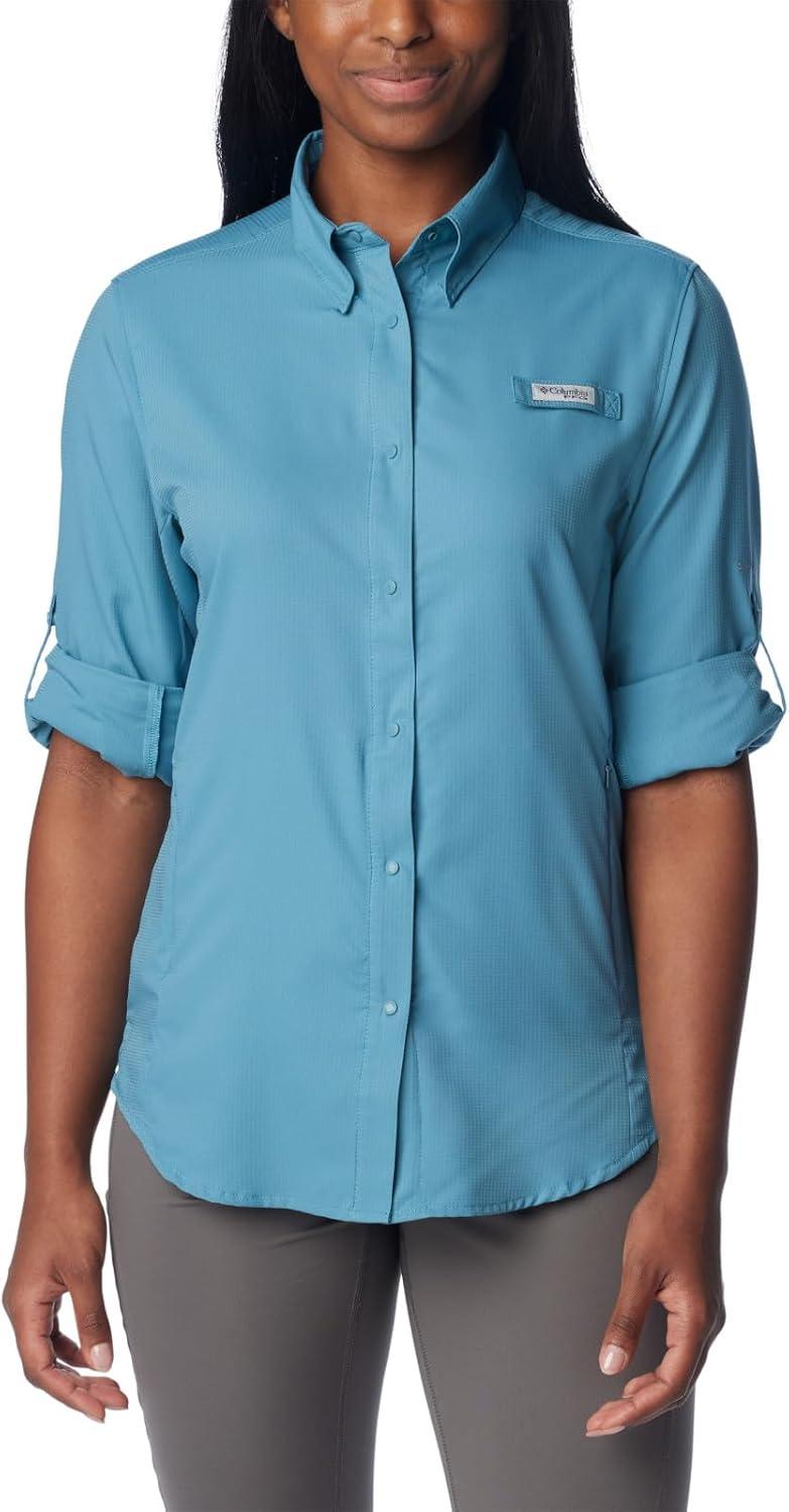 imageColumbia Sportswear Womens PlusSize Tamiami II Long Sleeve ShirtCanyon Blue