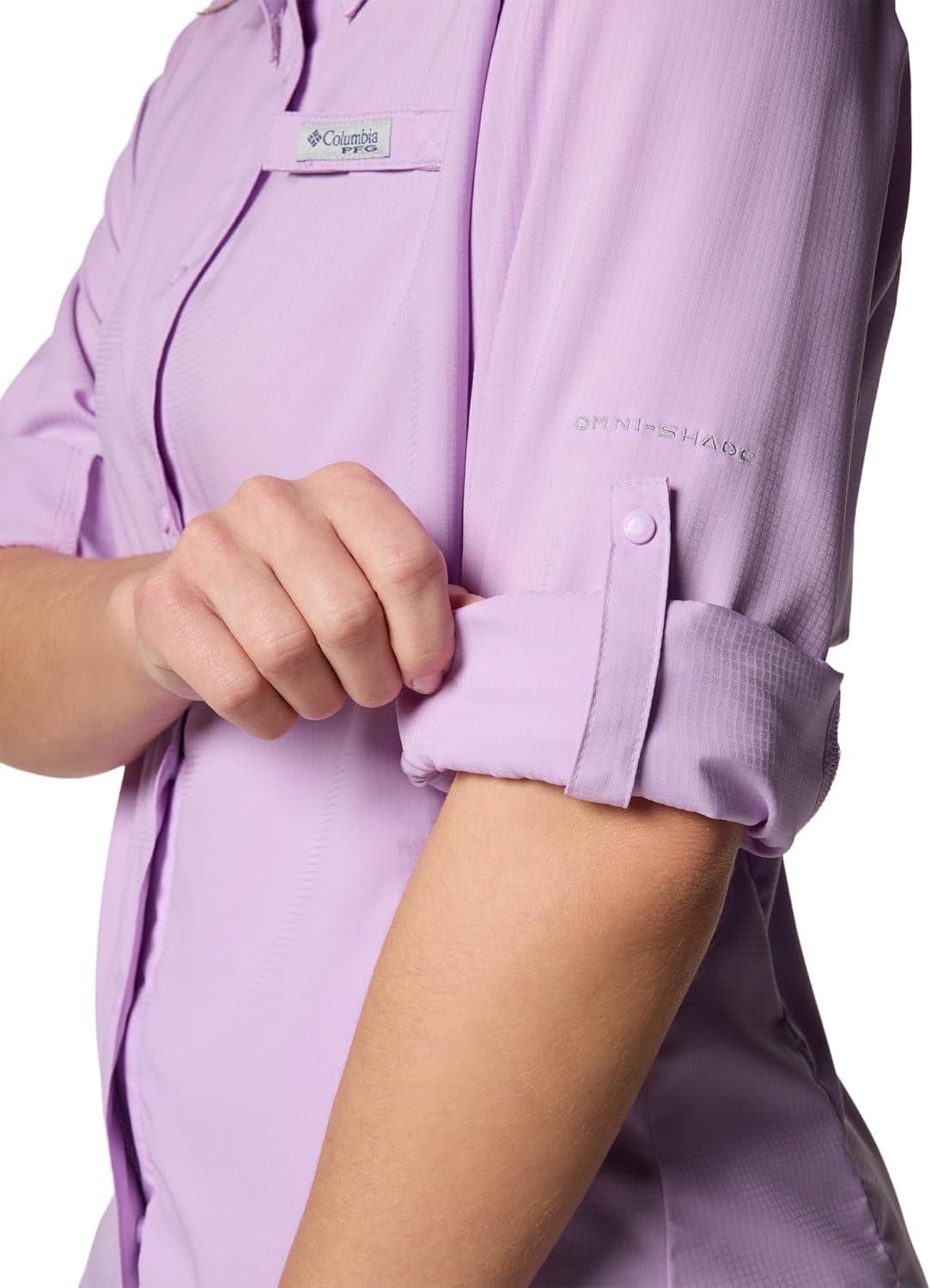 imageColumbia Sportswear Womens PlusSize Tamiami II Long Sleeve ShirtHydrangea