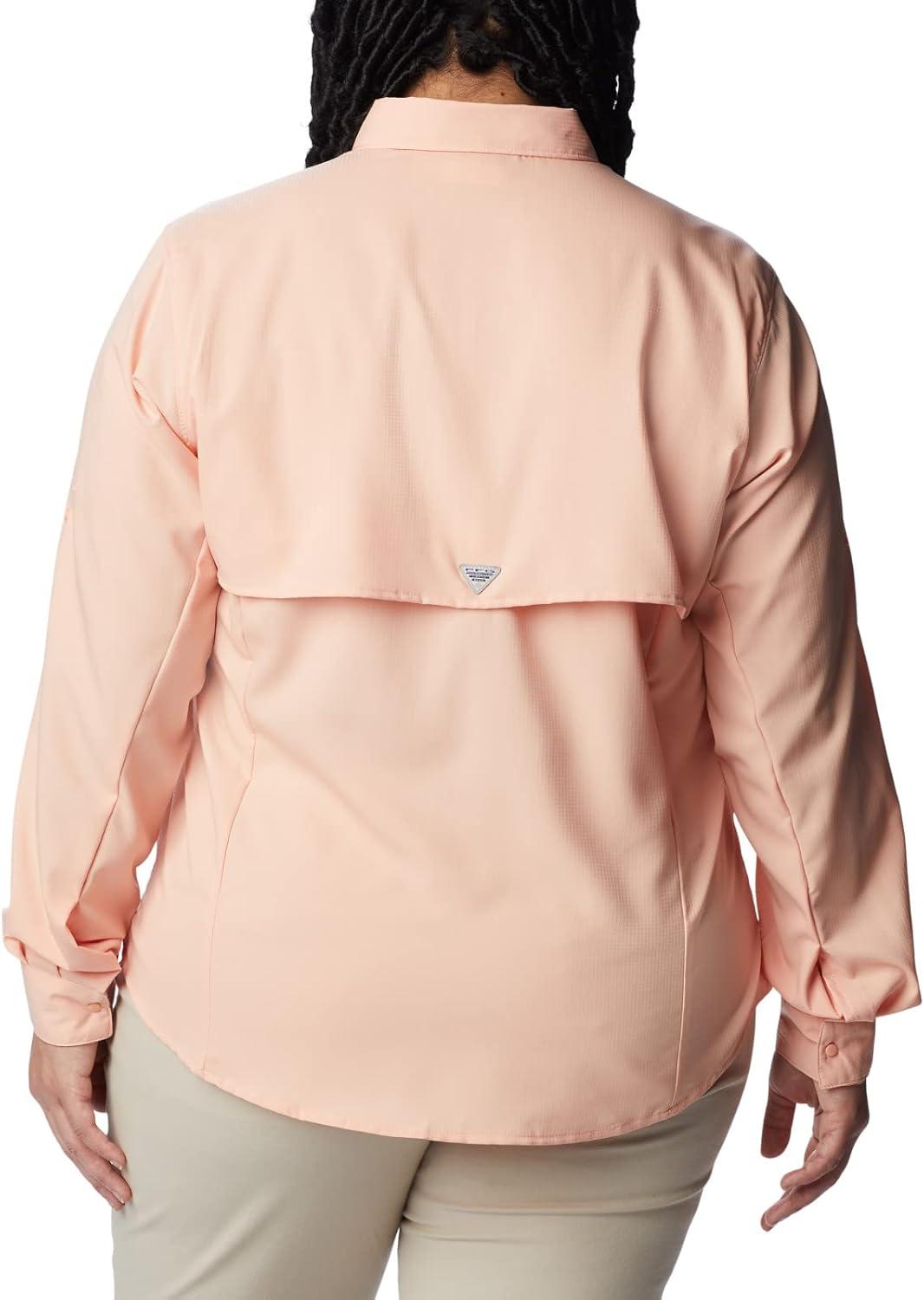 imageColumbia Sportswear Womens PlusSize Tamiami II Long Sleeve ShirtLight Coral