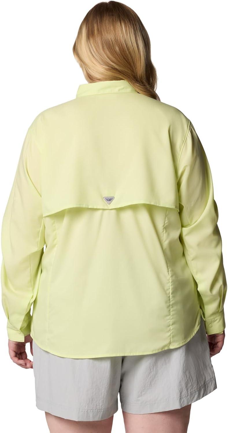 imageColumbia Sportswear Womens PlusSize Tamiami II Long Sleeve ShirtSpring Yellow