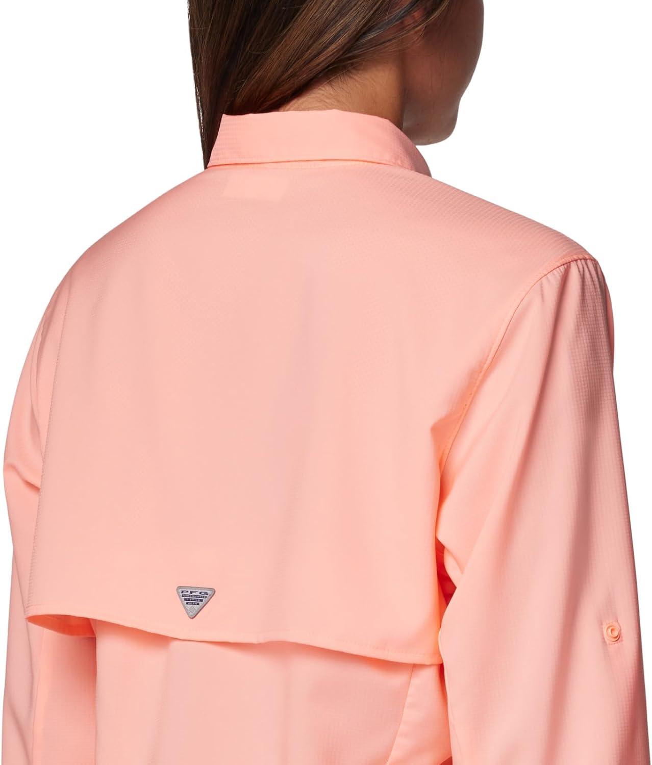 imageColumbia Sportswear Womens PlusSize Tamiami II Long Sleeve ShirtTiki Pink