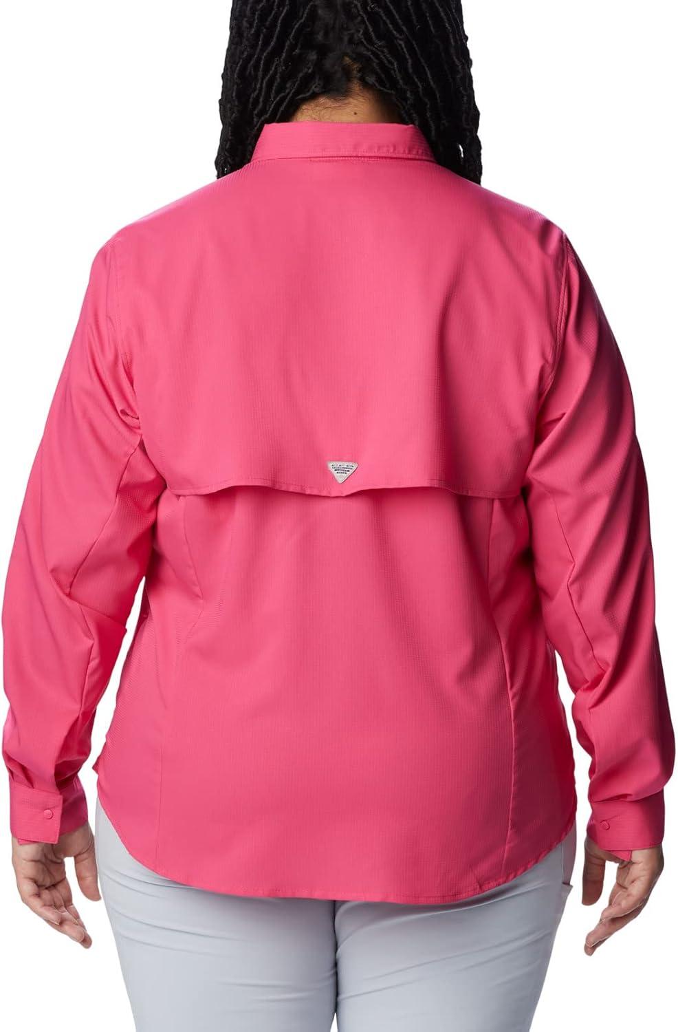 imageColumbia Sportswear Womens PlusSize Tamiami II Long Sleeve ShirtUltra Pink