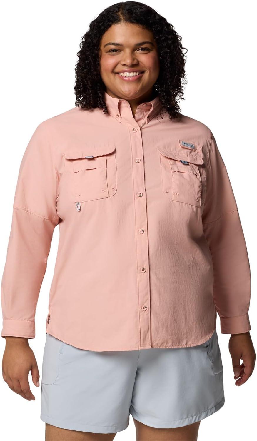 imageColumbia Womens Bahama II Long SleeveFaux Pink