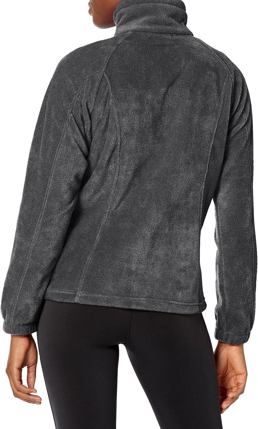 imageColumbia Womens Benton Springs Full ZipCharcoal HeatherFuchsia