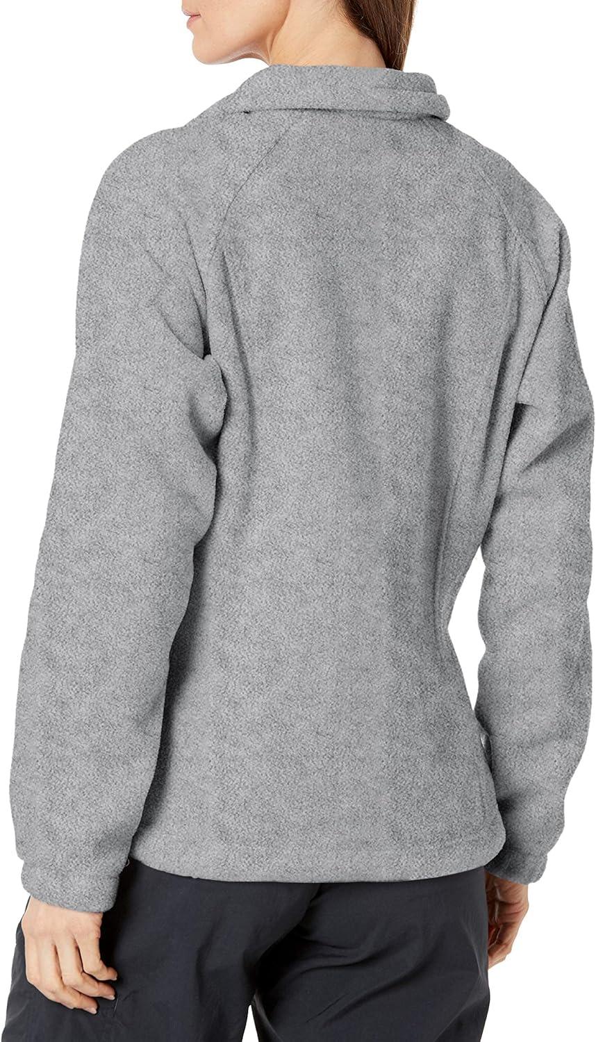 imageColumbia Womens Benton Springs Full ZipLight GreyBright Plum