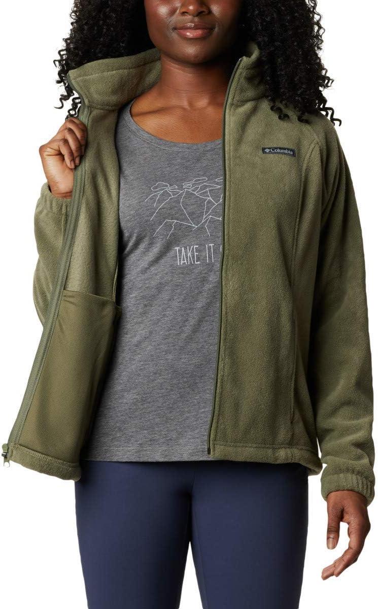 imageColumbia Womens Benton Springs Full ZipStone Green