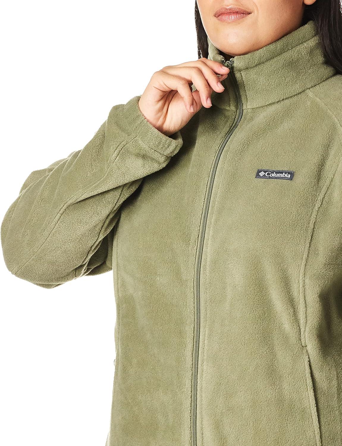 imageColumbia Womens Benton Springs Full ZipStone Green