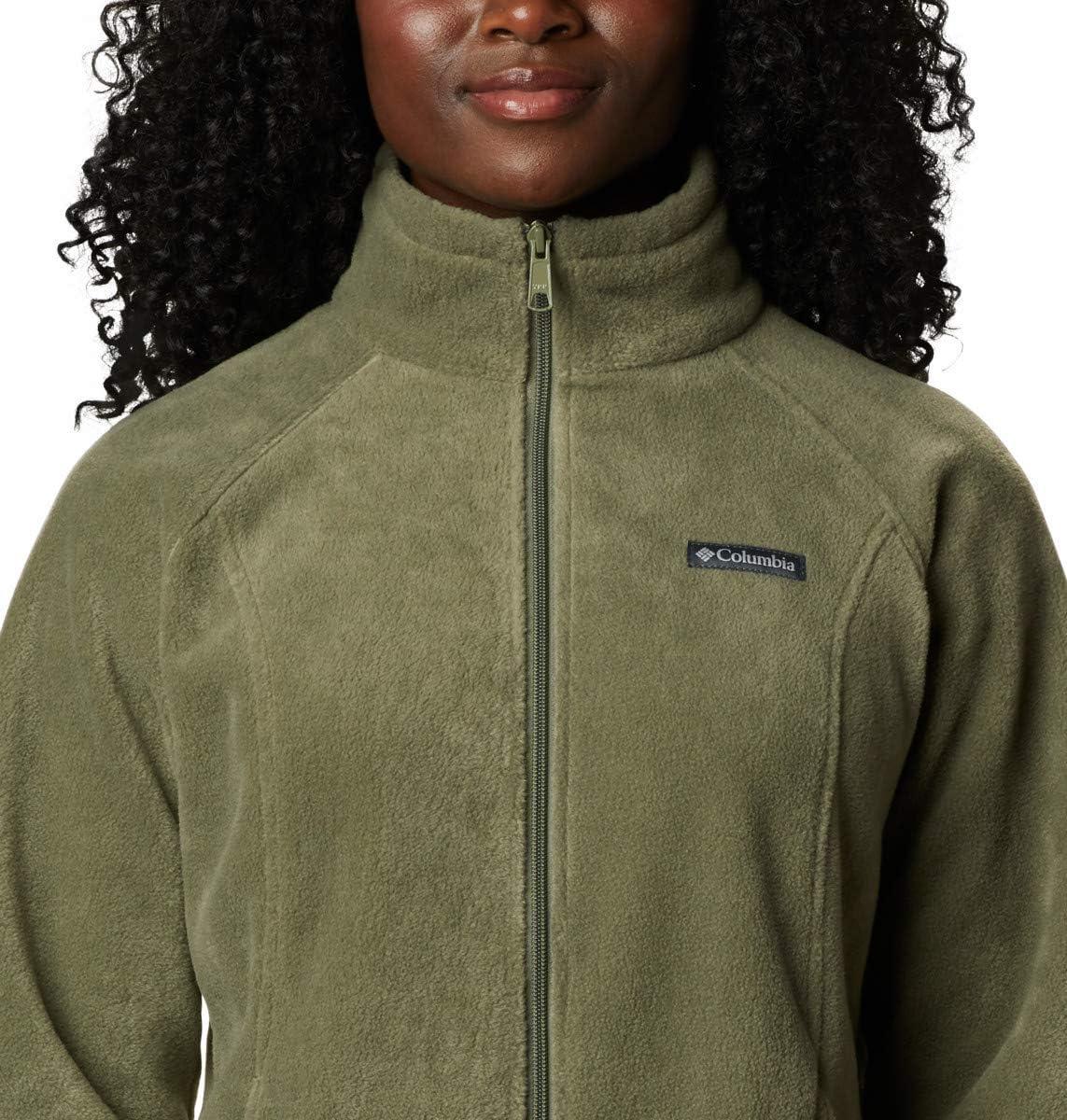 imageColumbia Womens Benton Springs Full ZipStone Green