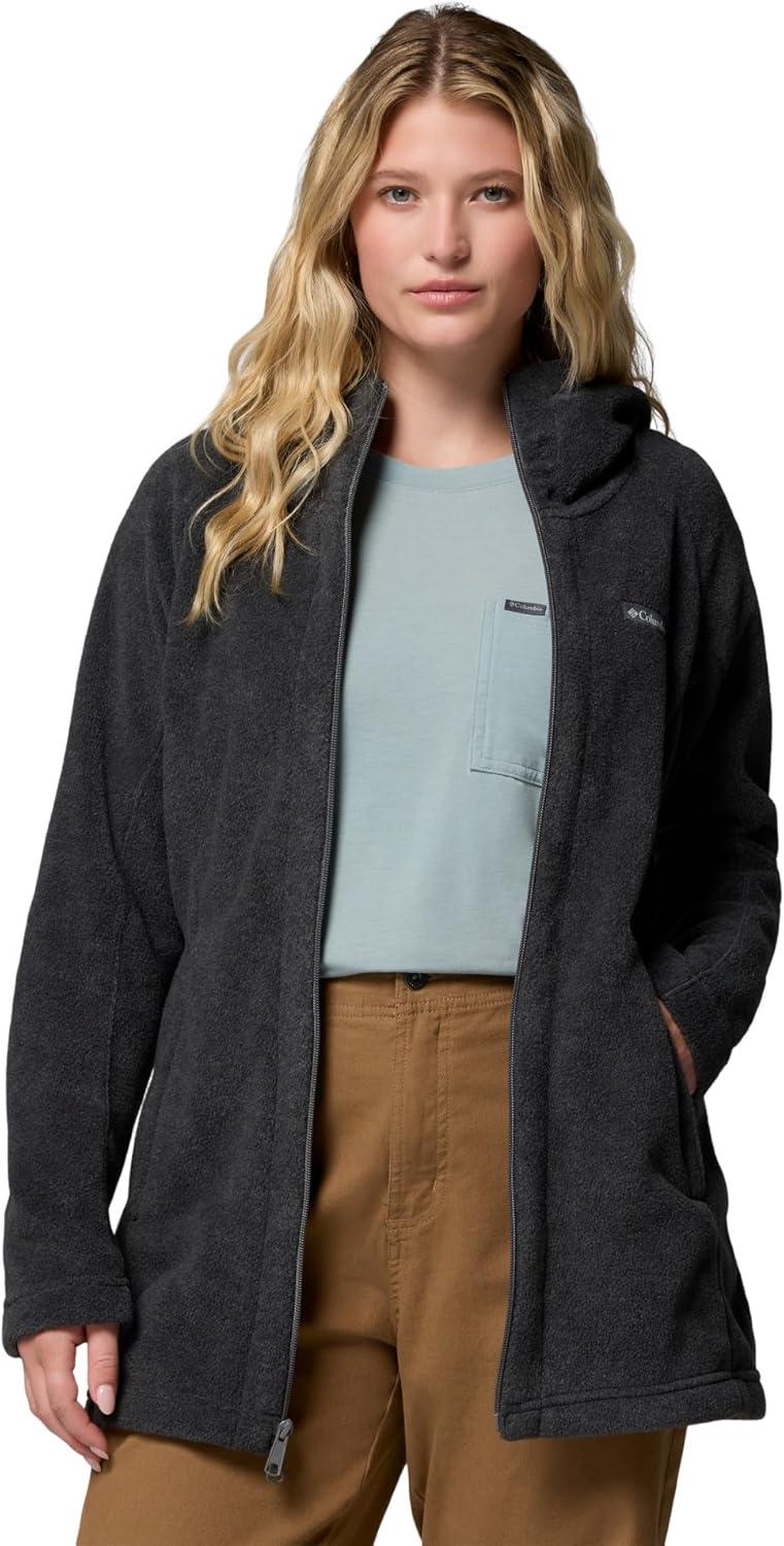 imageColumbia Womens Benton Springs II Long HoodieCharcoal Heather