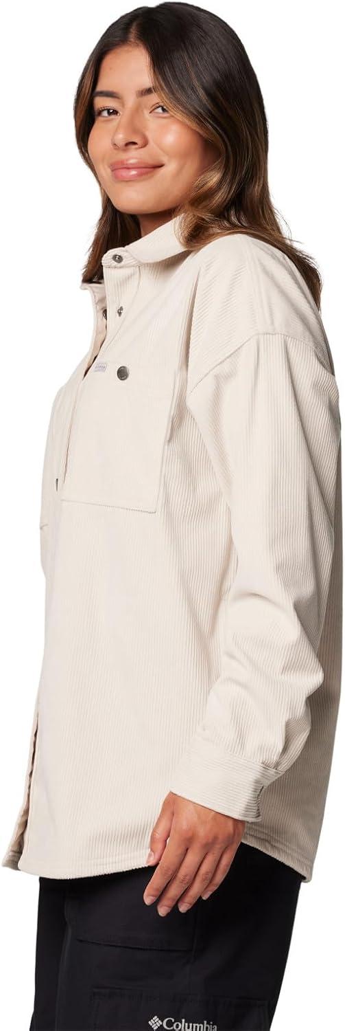 imageColumbia Womens Blue Point Creek Corduroy Shirt JacketDark Stone