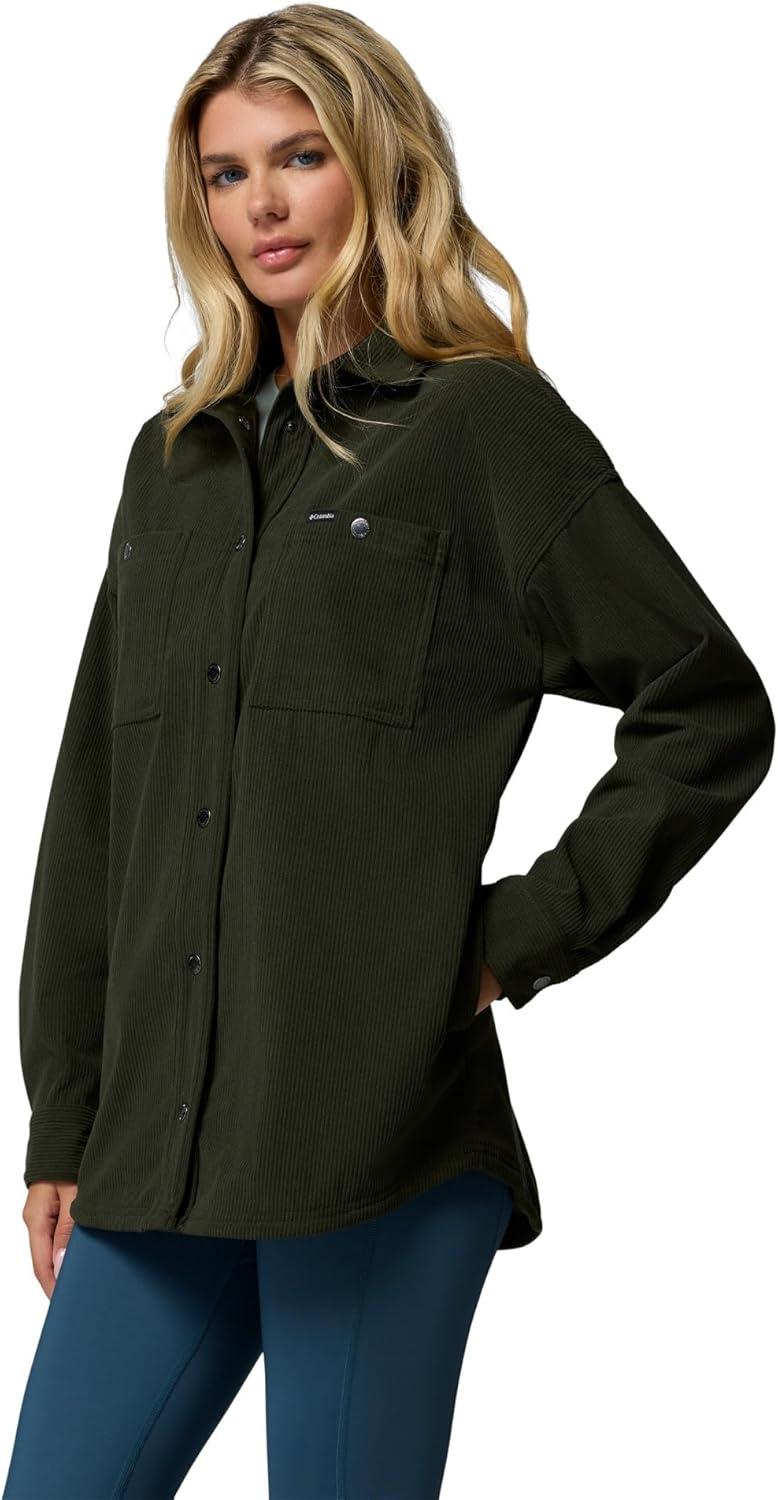 imageColumbia Womens Blue Point Creek Corduroy Shirt JacketGreenscape