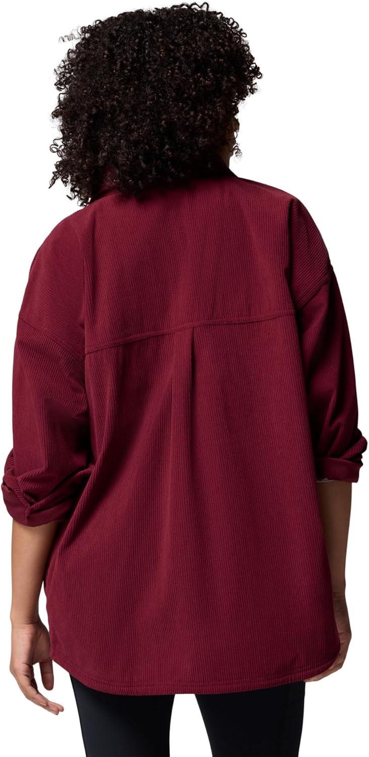 imageColumbia Womens Blue Point Creek Corduroy Shirt JacketRich Wine