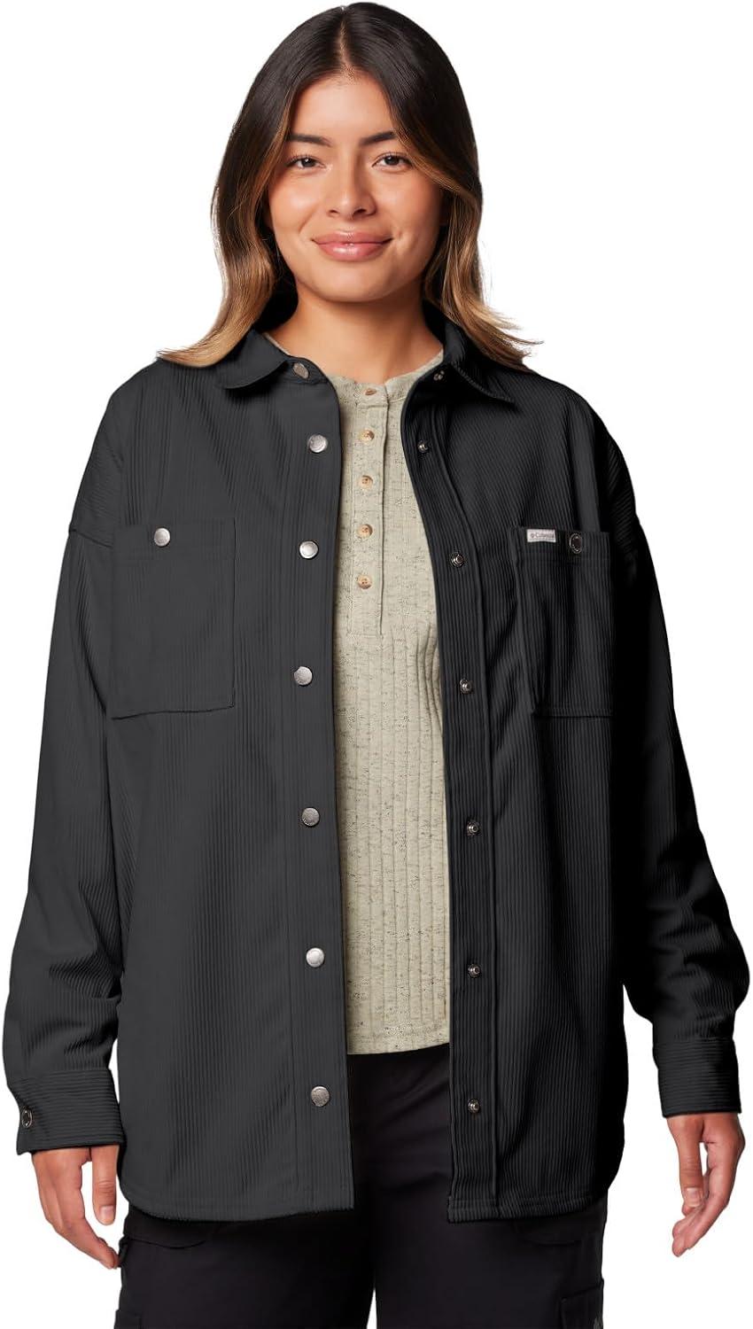 imageColumbia Womens Blue Point Creek Corduroy Shirt JacketShark