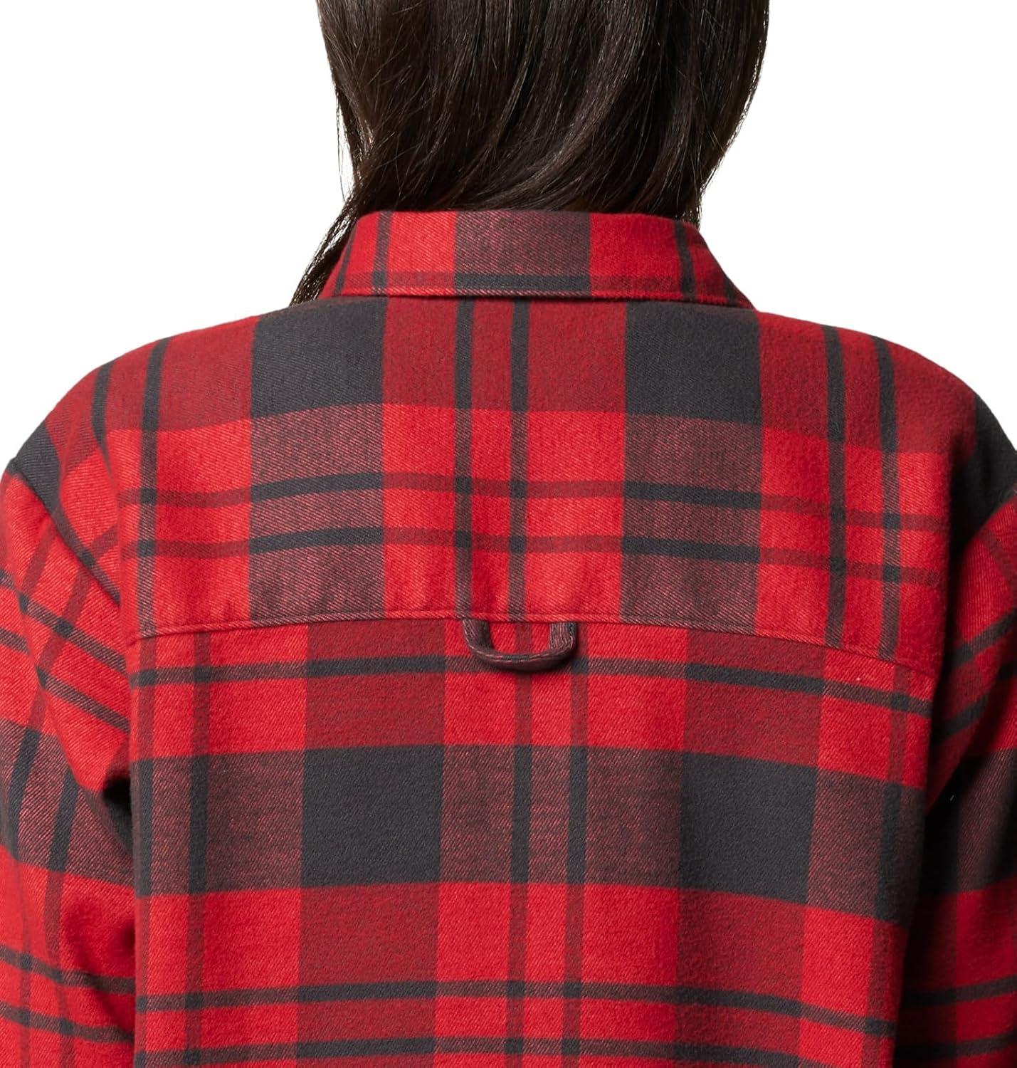 imageColumbia Womens Blue Point Creek Shirt JacketDaredevil River Crossing Plaid
