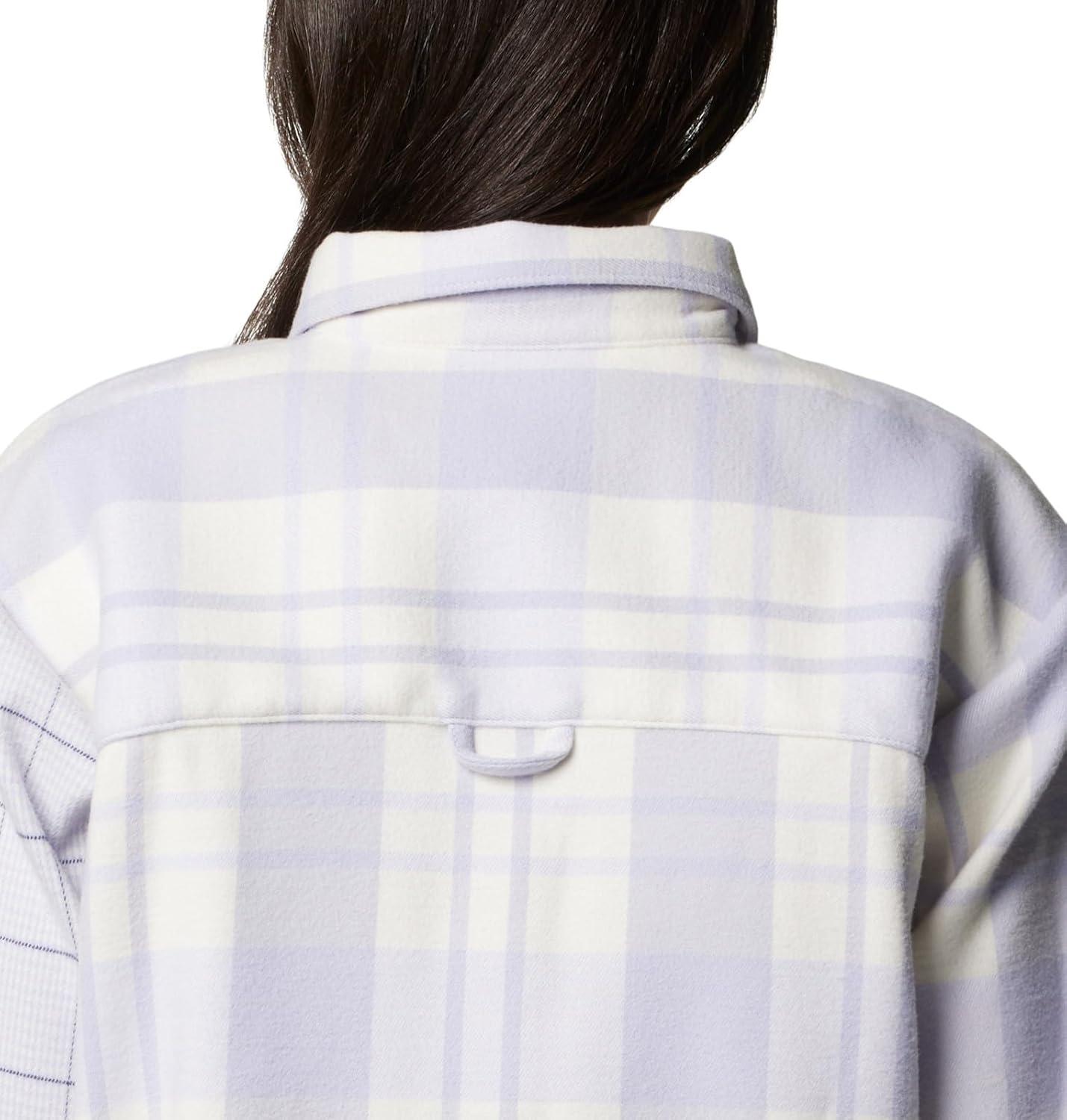 imageColumbia Womens Blue Point Creek Shirt JacketSnowdrift River Crossing PlaidMh