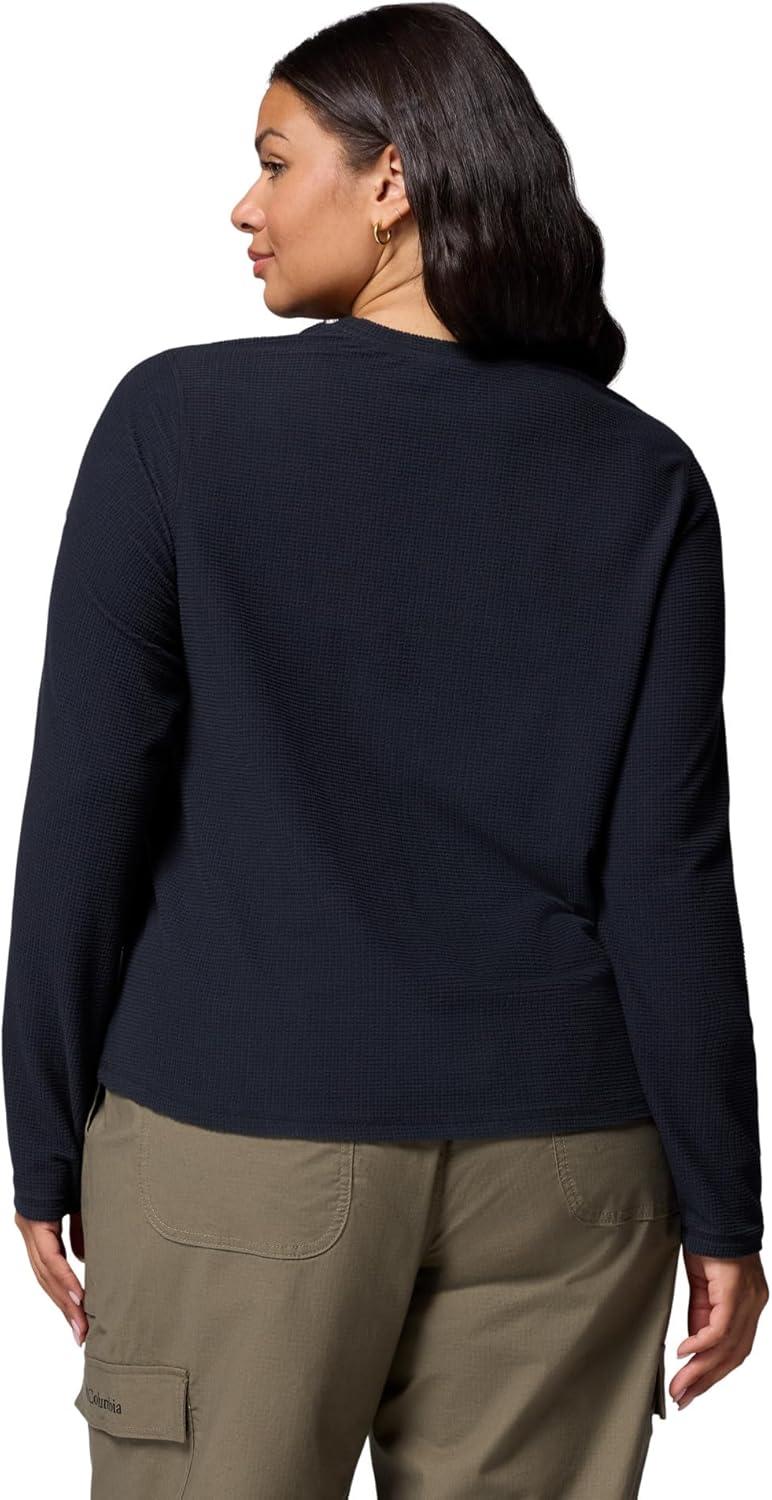 imageColumbia Womens Brea Falls Grid Crew Long SleeveBlack