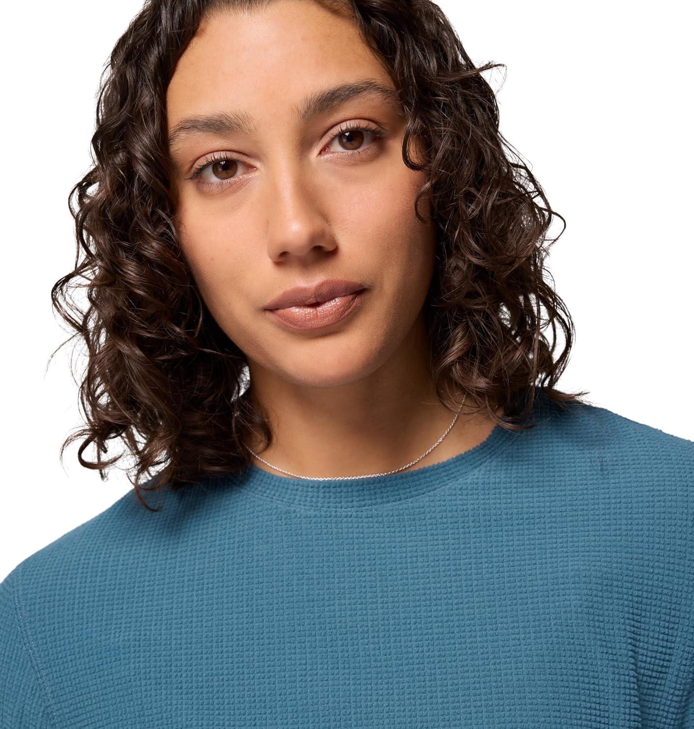 imageColumbia Womens Brea Falls Grid Crew Long SleeveEverblue