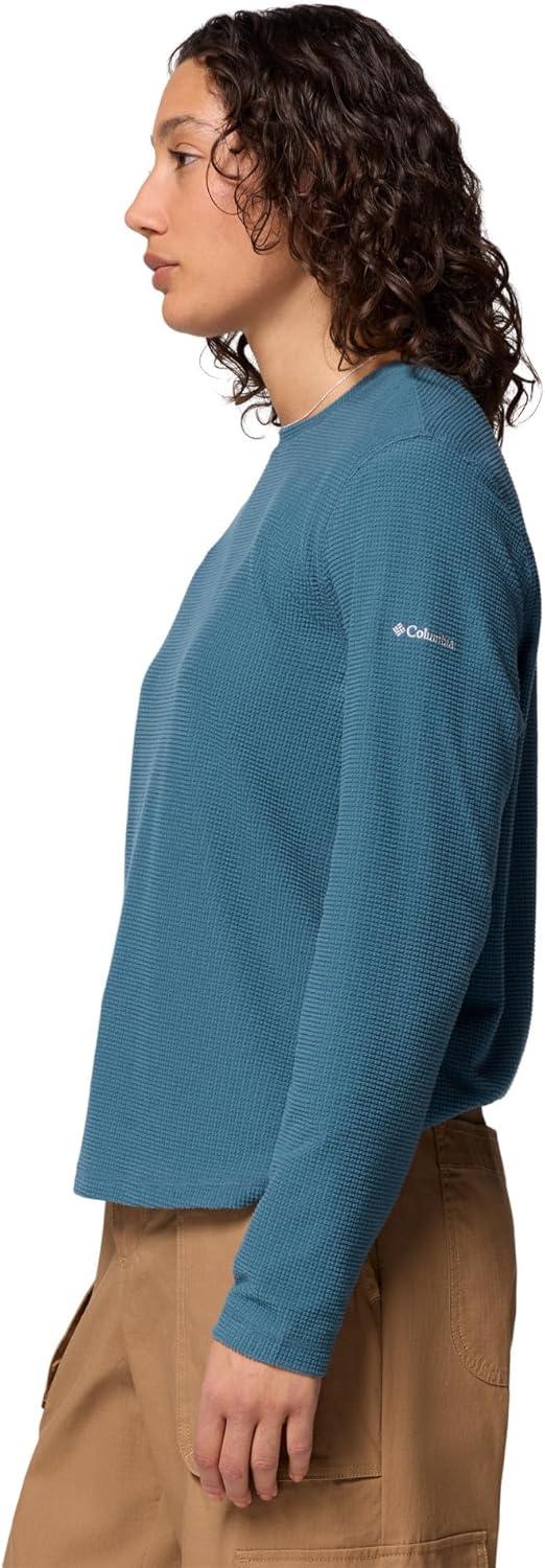 imageColumbia Womens Brea Falls Grid Crew Long SleeveEverblue