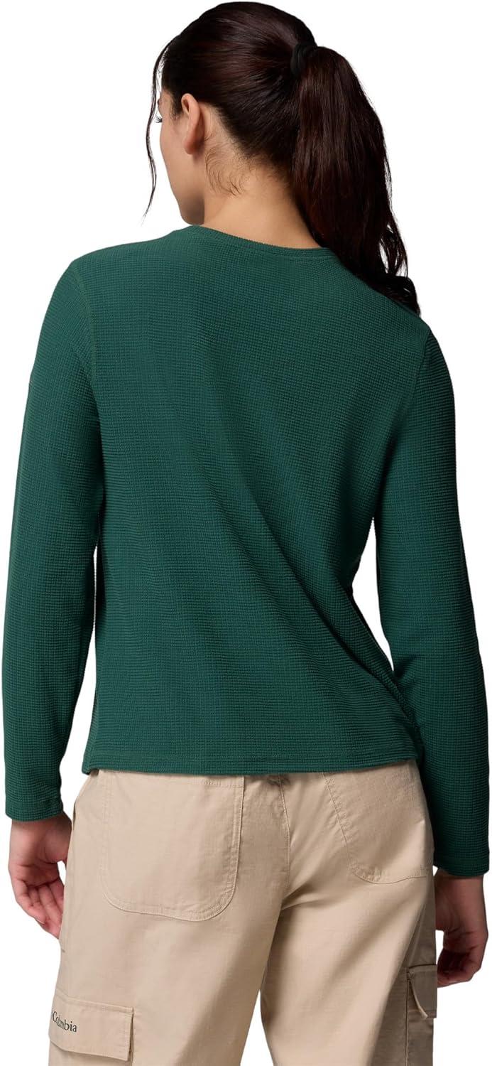 imageColumbia Womens Brea Falls Grid Crew Long SleeveRain Forest