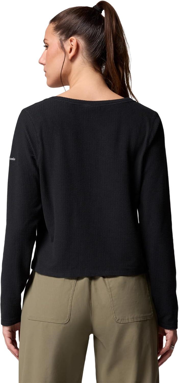 imageColumbia Womens Brea Falls Grid Henley Long SleeveBlack