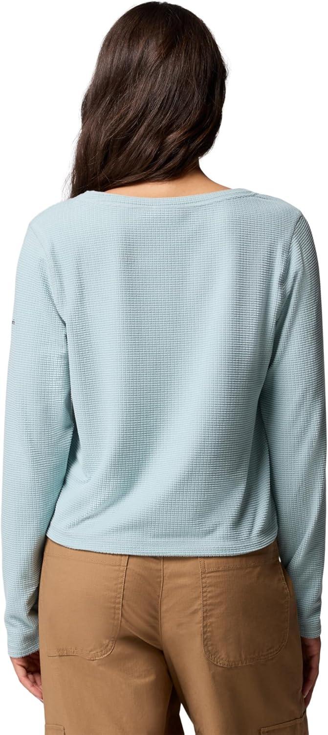 imageColumbia Womens Brea Falls Grid Henley Long SleeveCrushed Blue