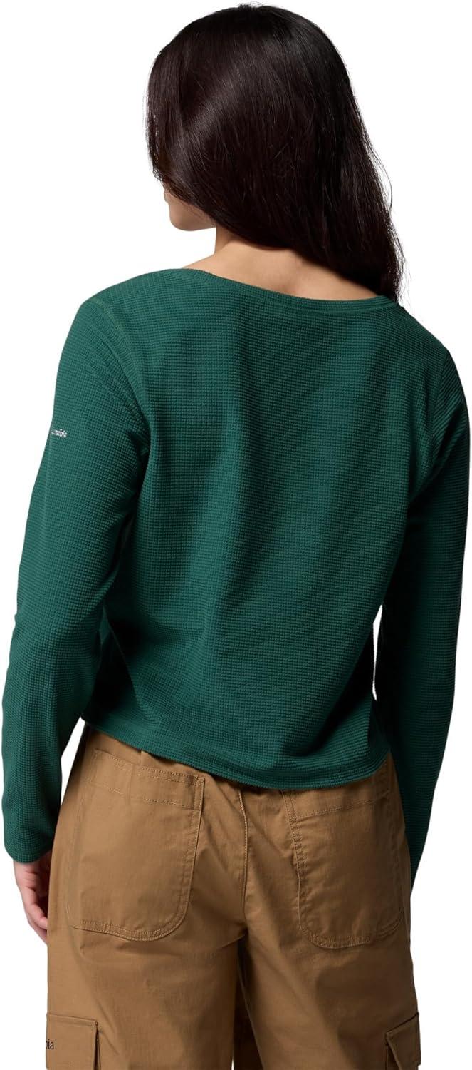 imageColumbia Womens Brea Falls Grid Henley Long SleeveRain Forest