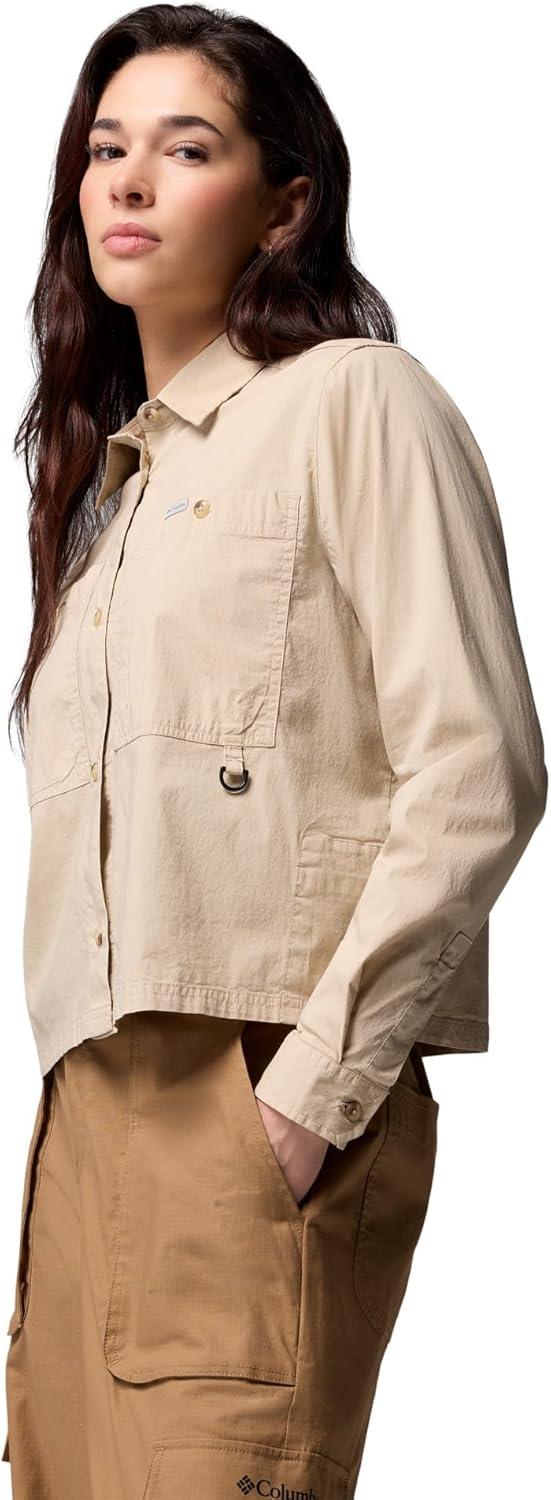 imageColumbia Womens Brea Falls Woven Long SleeveAncient Fossil