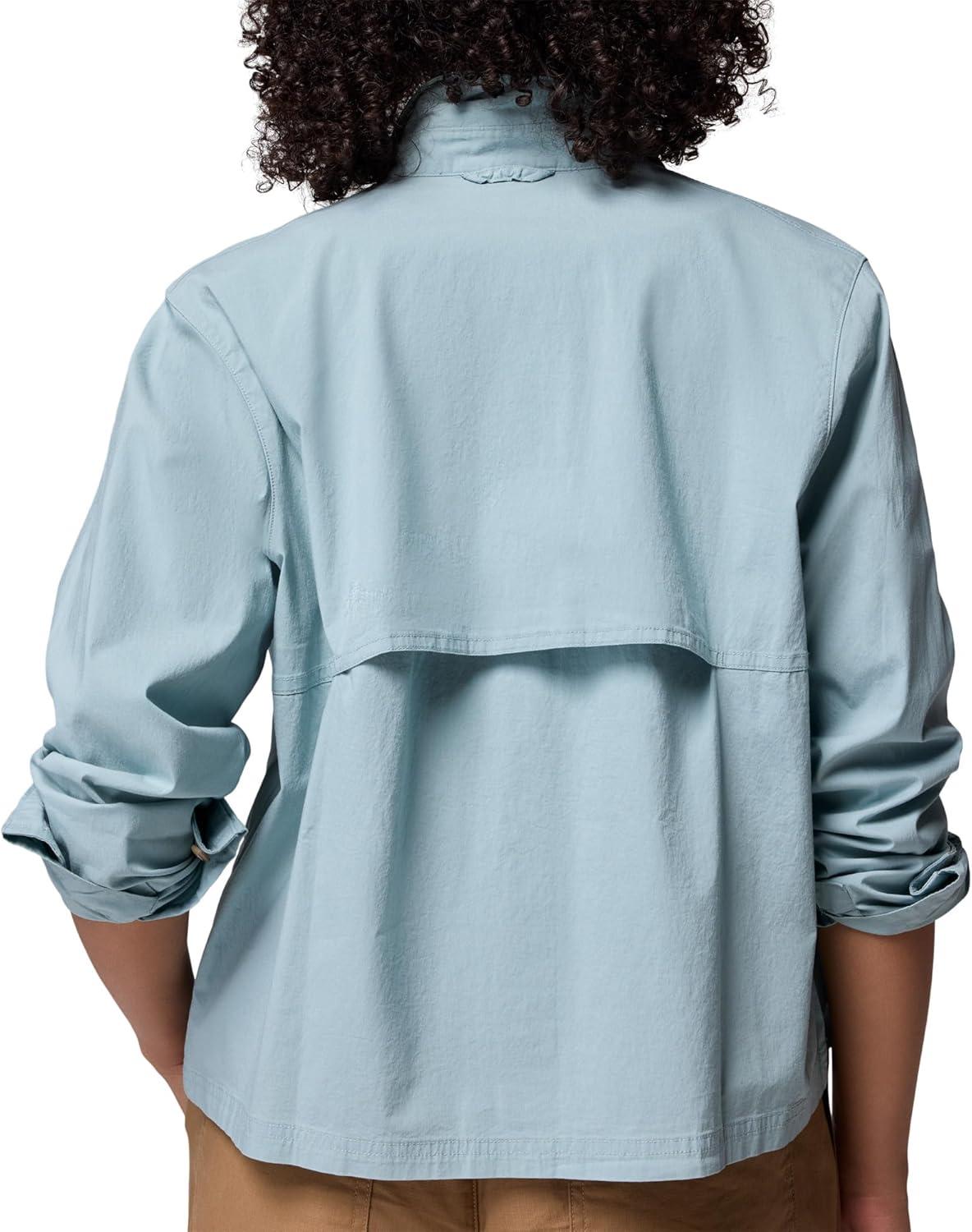 imageColumbia Womens Brea Falls Woven Long SleeveCrushed Blue