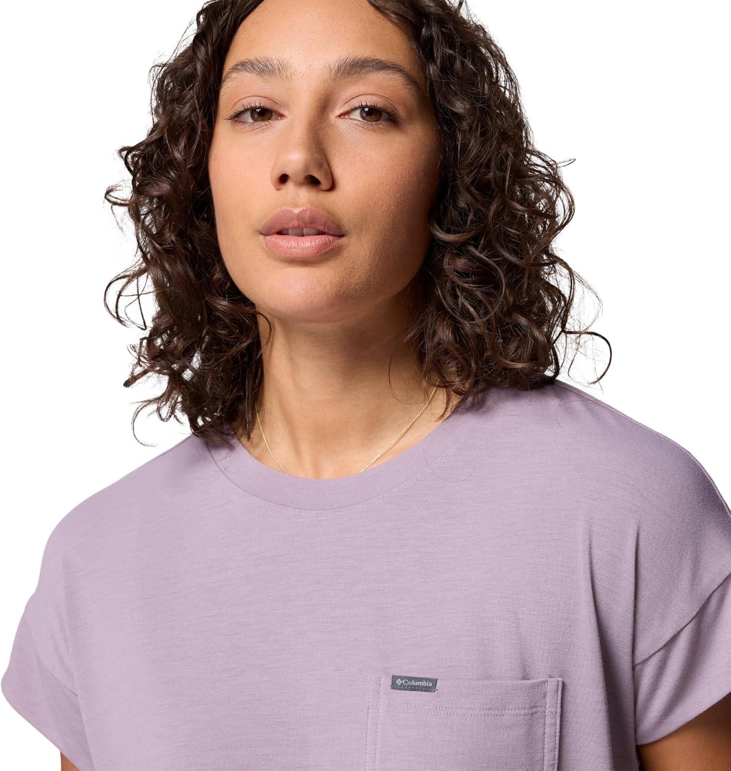 imageColumbia Womens Daniela Falls Short SleeveShale Purple