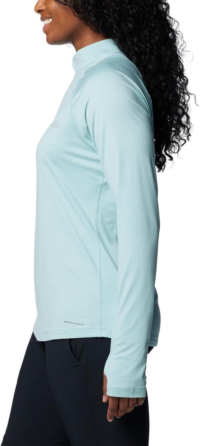 imageColumbia Womens Endless Trail Half Zip Mesh Long SleeveAqua Haze