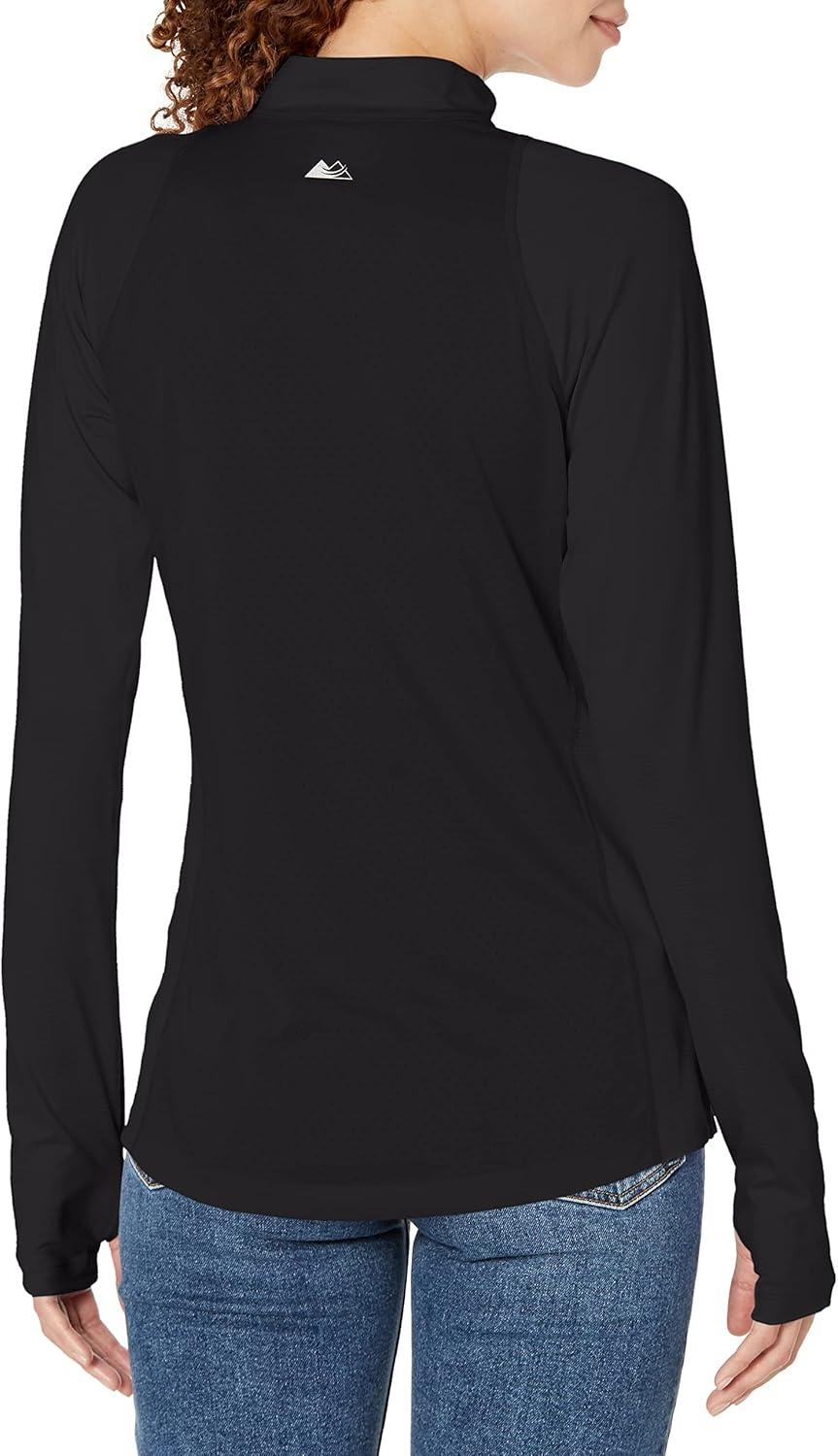 imageColumbia Womens Endless Trail Half Zip Mesh Long SleeveBlack