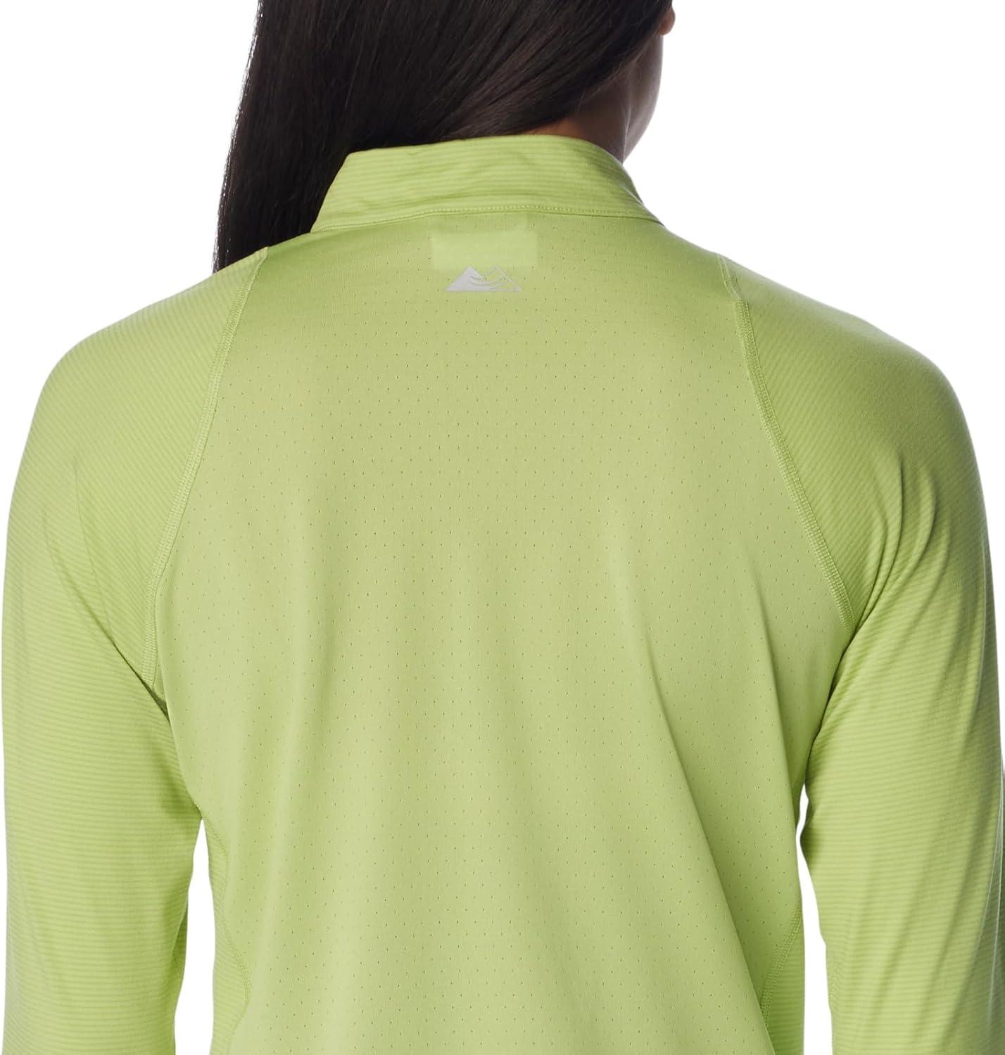 imageColumbia Womens Endless Trail Half Zip Mesh Long SleeveNapa Green