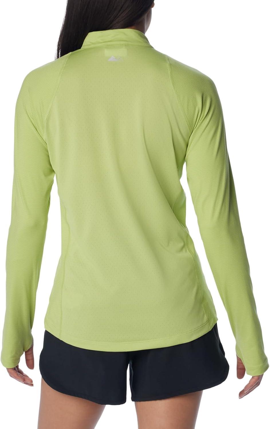 imageColumbia Womens Endless Trail Half Zip Mesh Long SleeveNapa Green