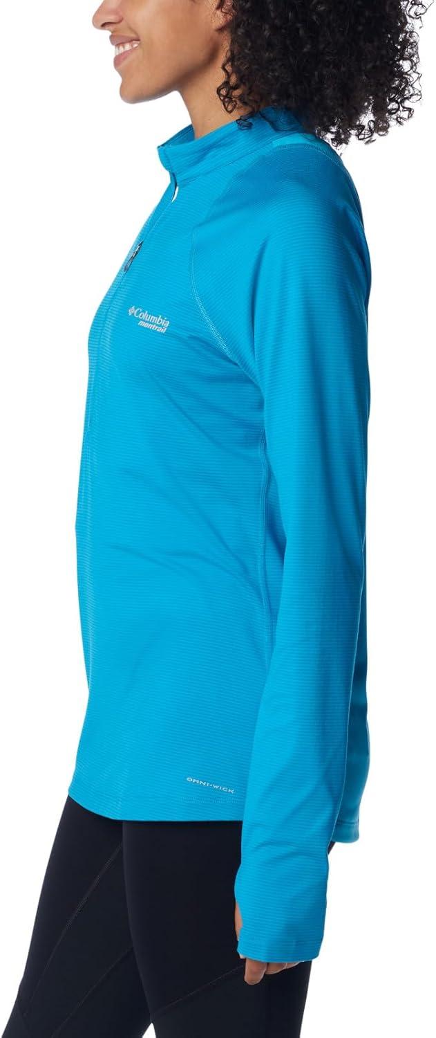 imageColumbia Womens Endless Trail Half Zip Mesh Long SleeveOcean Blue