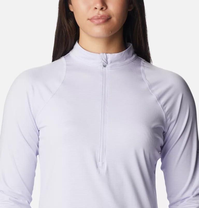 imageColumbia Womens Endless Trail Half Zip Mesh Long SleevePurple Tint