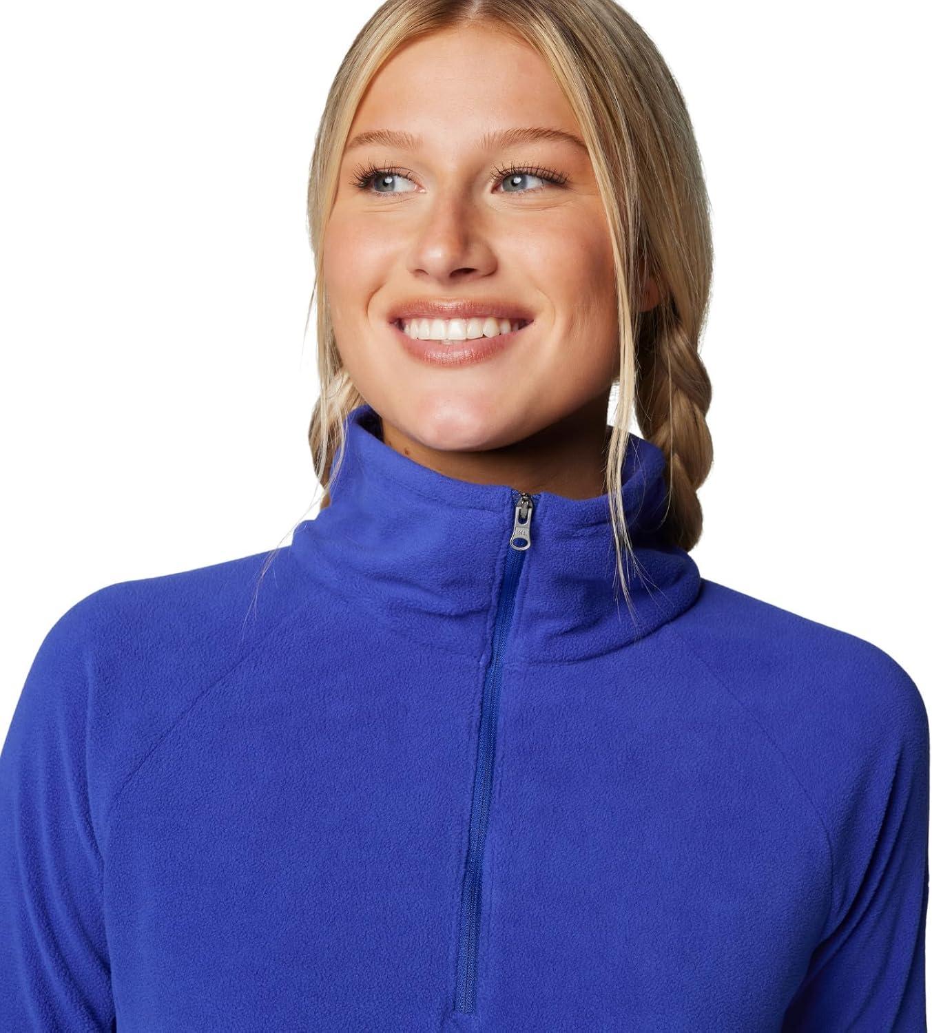 imageColumbia Womens Glacial Iv Half ZipClematis Blue