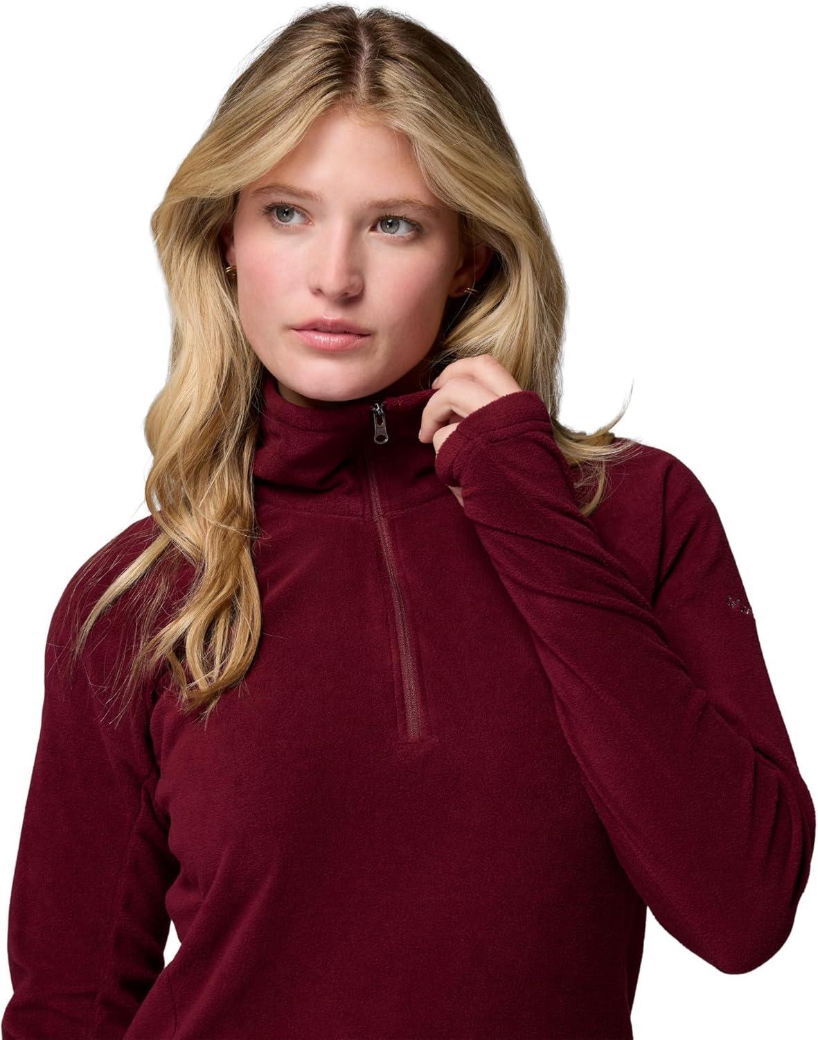 imageColumbia Womens Glacial Iv Half ZipRich Wine