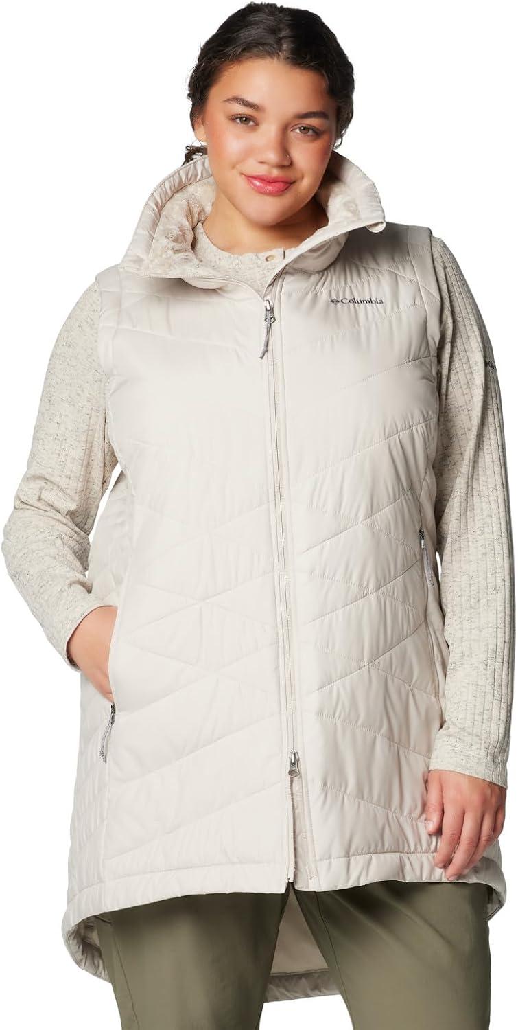 imageColumbia Womens Heavenly Ii Long VestDark Stone