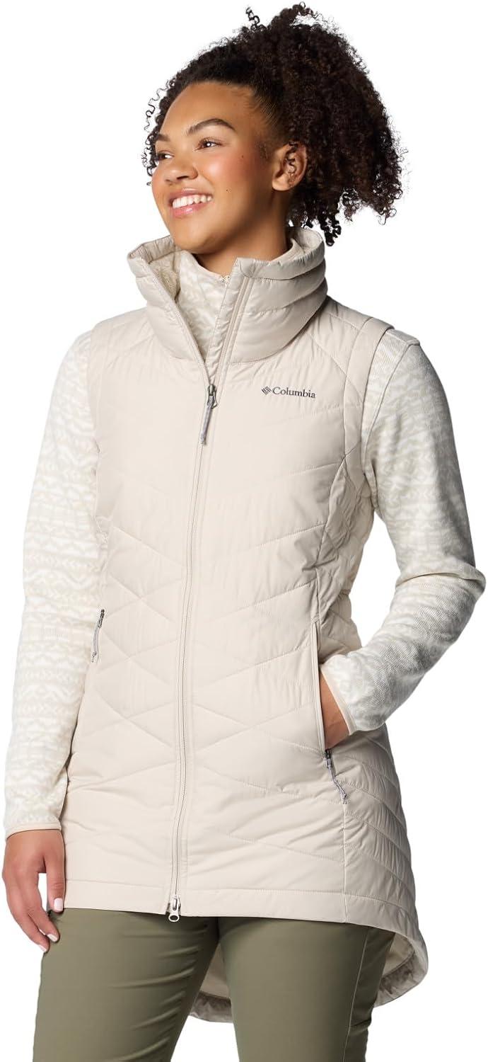 imageColumbia Womens Heavenly Ii Long VestDark Stone
