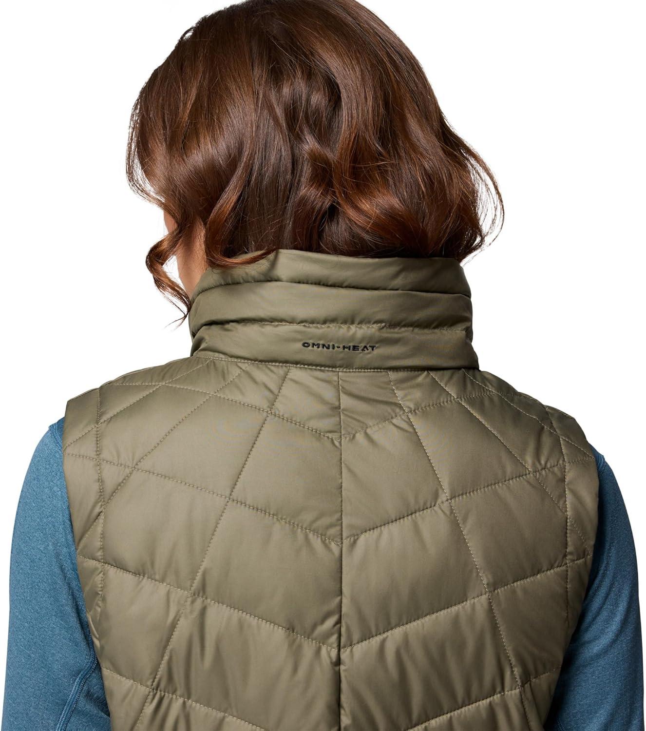 imageColumbia Womens Heavenly Ii Long VestStone Green