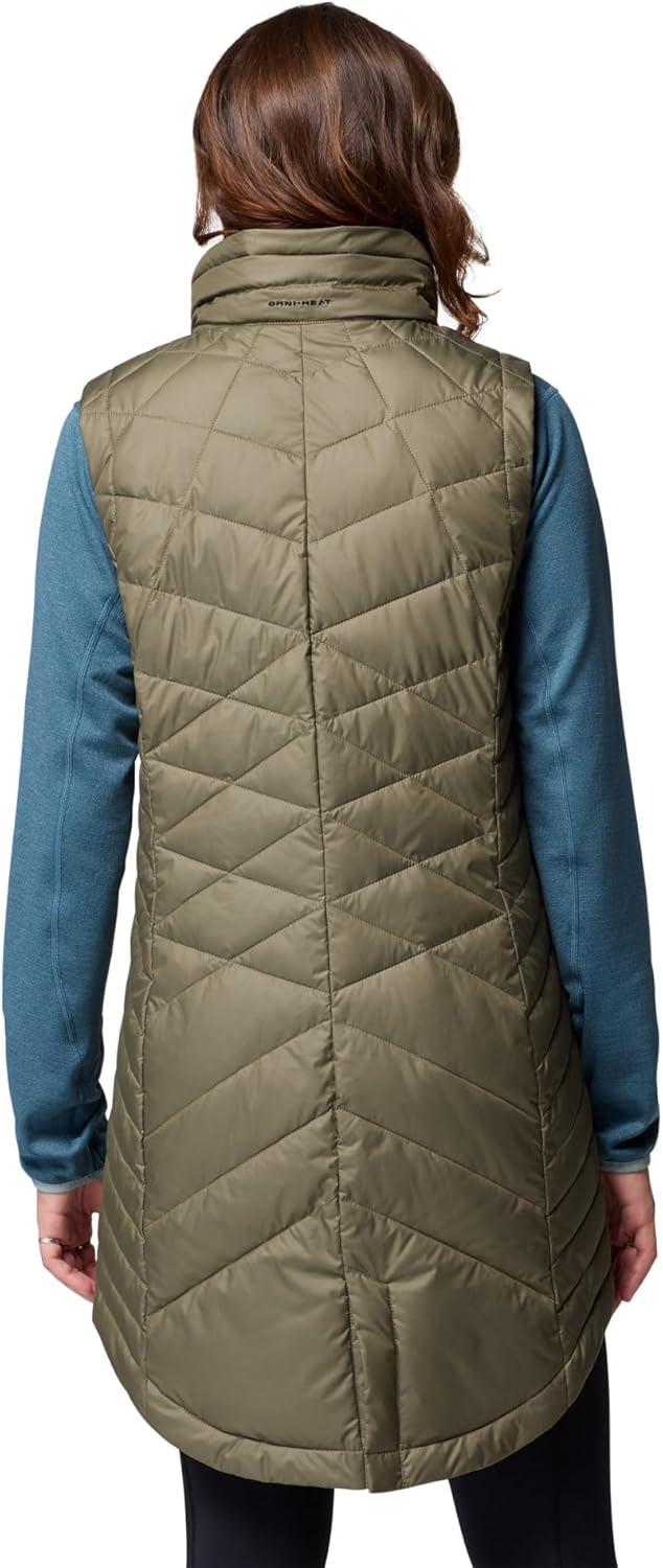 imageColumbia Womens Heavenly Ii Long VestStone Green