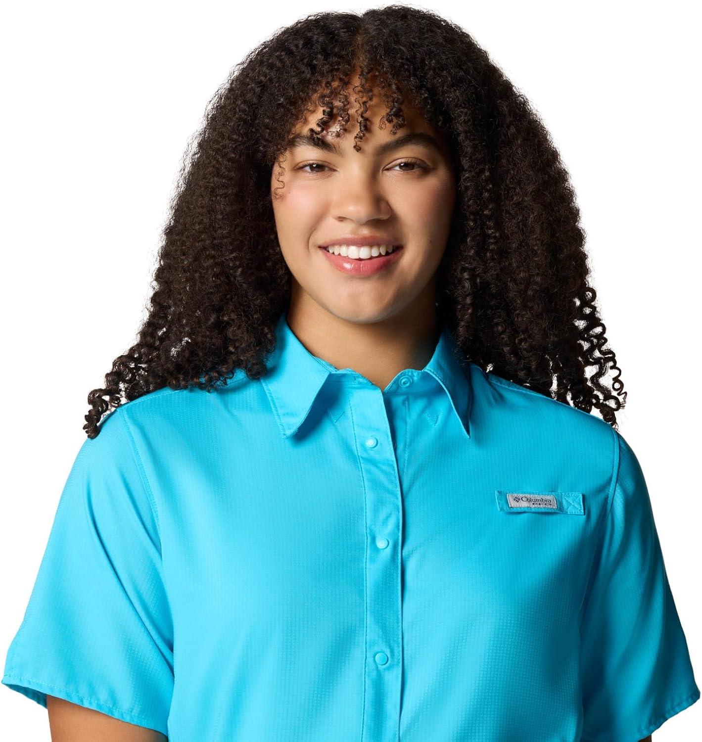 imageColumbia Womens PFG Tamiami II Short Sleeve ShirtAtoll
