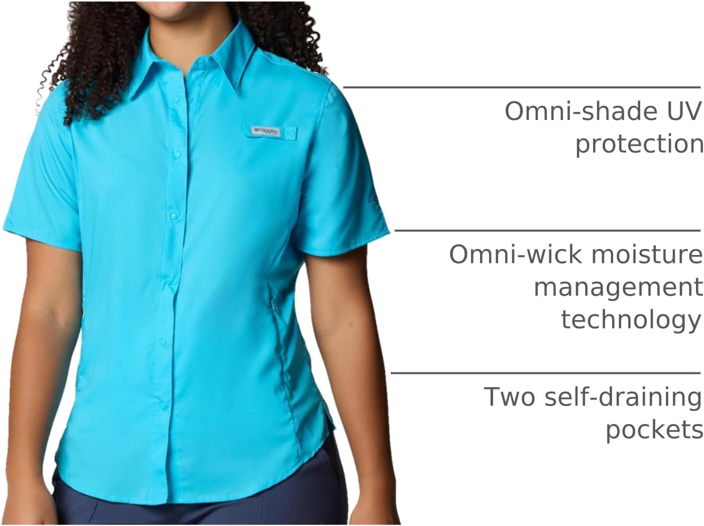 imageColumbia Womens PFG Tamiami II Short Sleeve ShirtAtoll