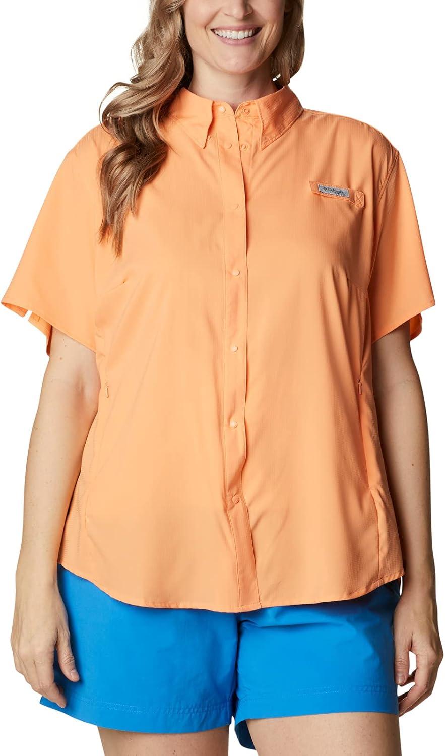 imageColumbia Womens PFG Tamiami II Short Sleeve ShirtBright Nectar