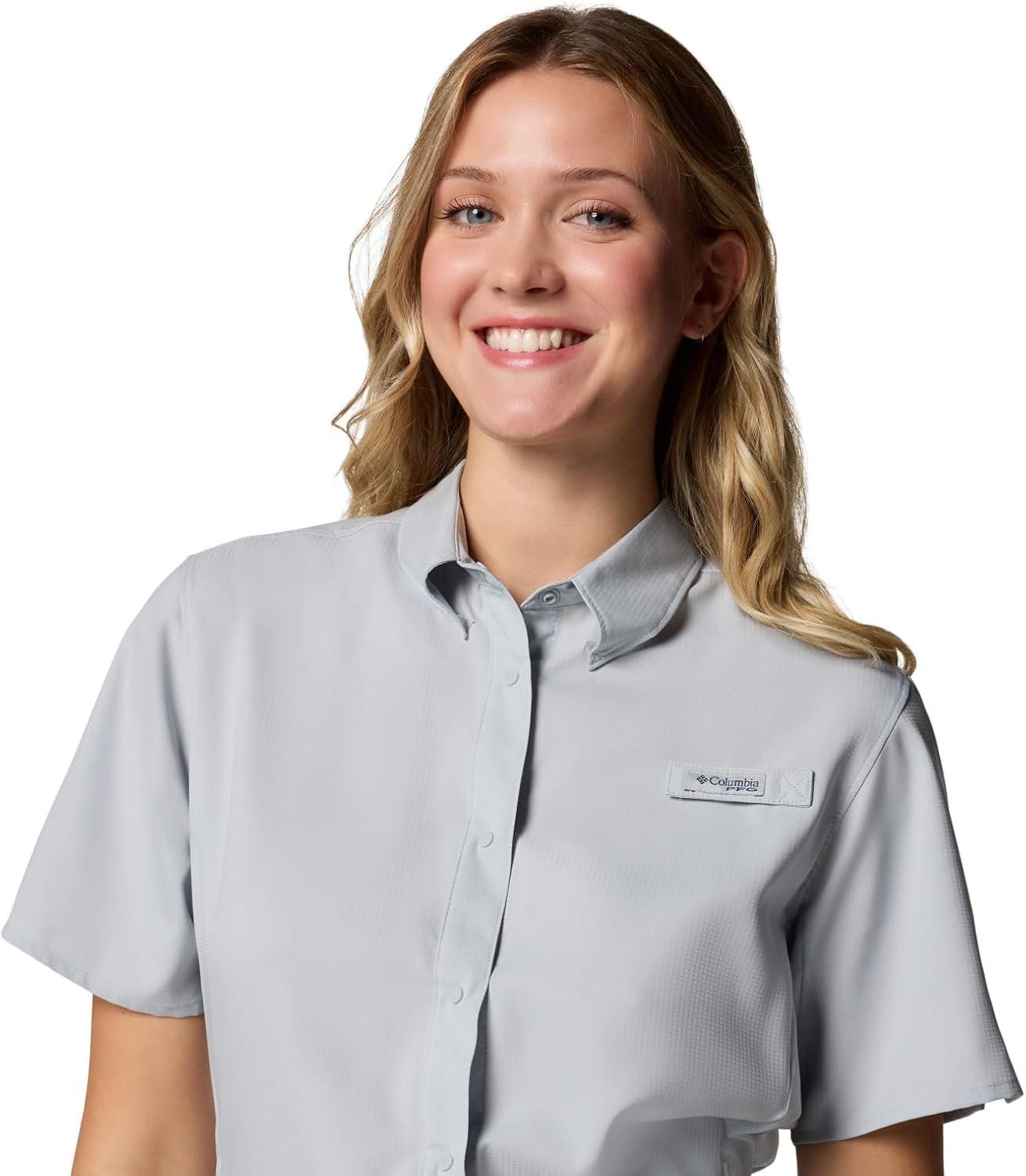 imageColumbia Womens PFG Tamiami II Short Sleeve ShirtCirrus Grey
