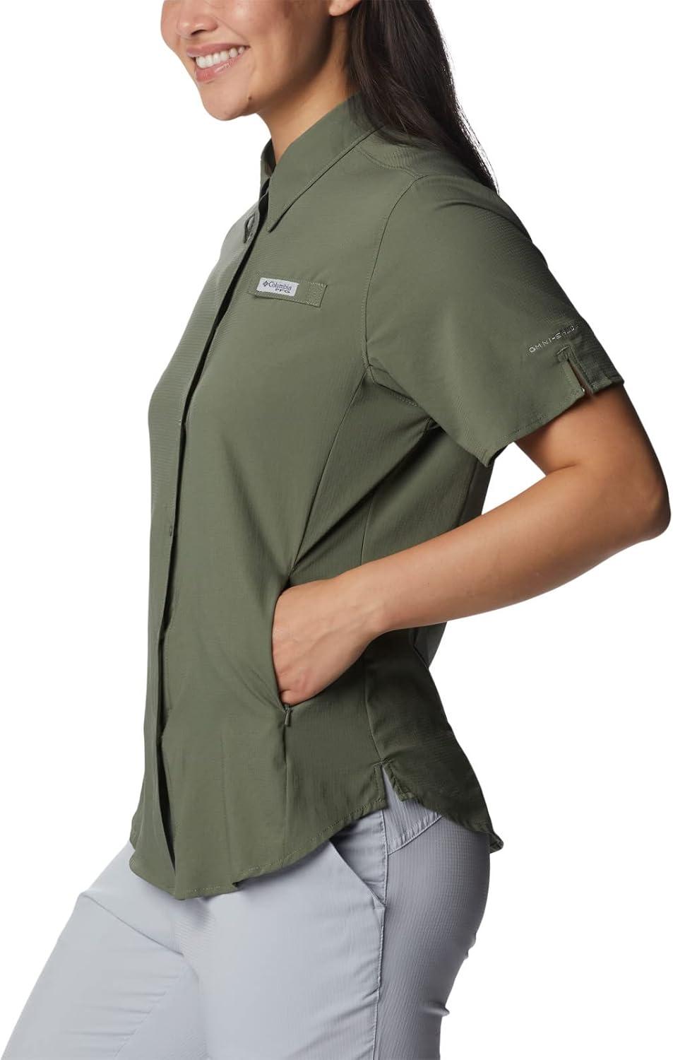 imageColumbia Womens PFG Tamiami II Short Sleeve ShirtCypress