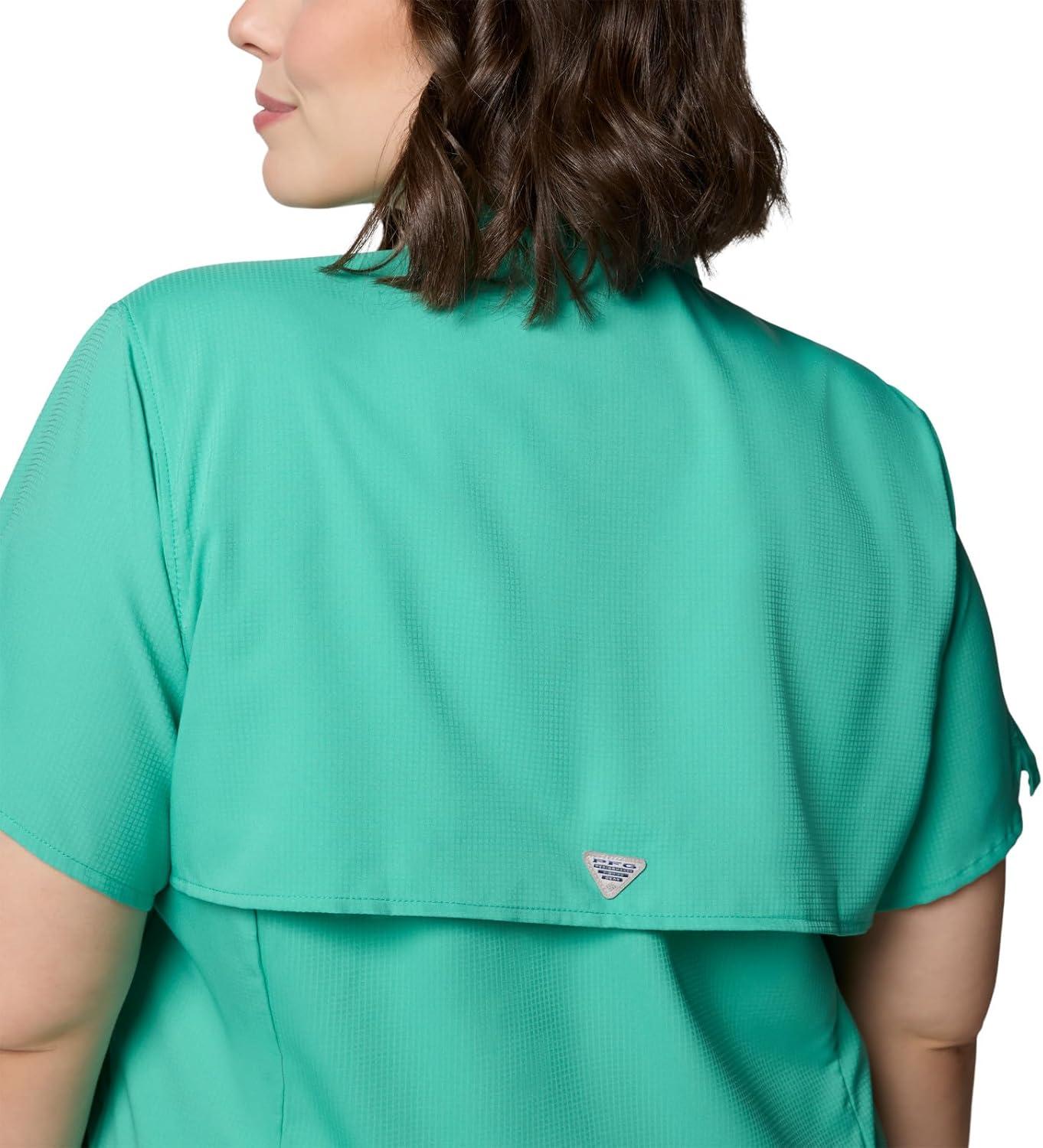 imageColumbia Womens PFG Tamiami II Short Sleeve ShirtGlaze Green